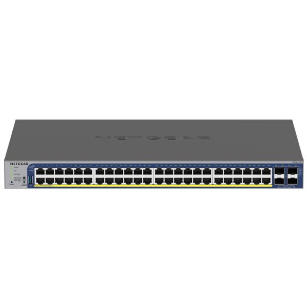 GS752TXP ｷﾞｶﾞx48,SFP+x4 PoE+ｽﾏｰﾄ