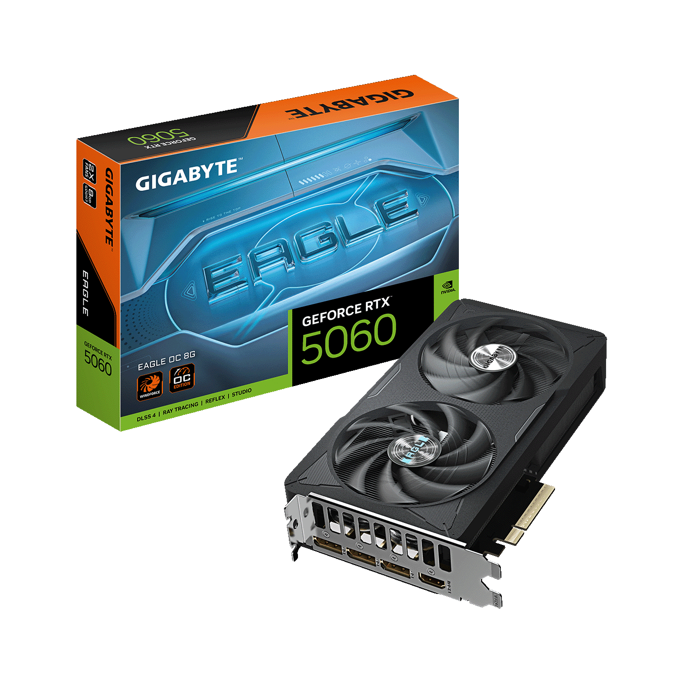 GIGABYTE NVIDIA GeForce RTX5060 GDDR7 8GBメモリ搭載
