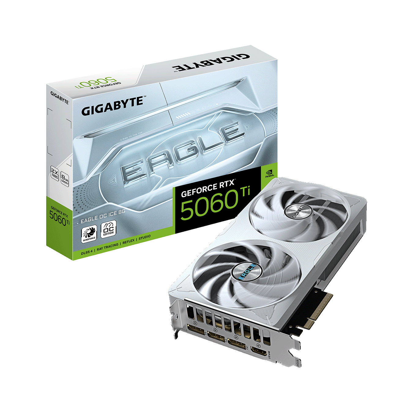 GIGABYTE NVIDIA GeForce RTX5060Ti GDDR7 8GBメモリ搭載