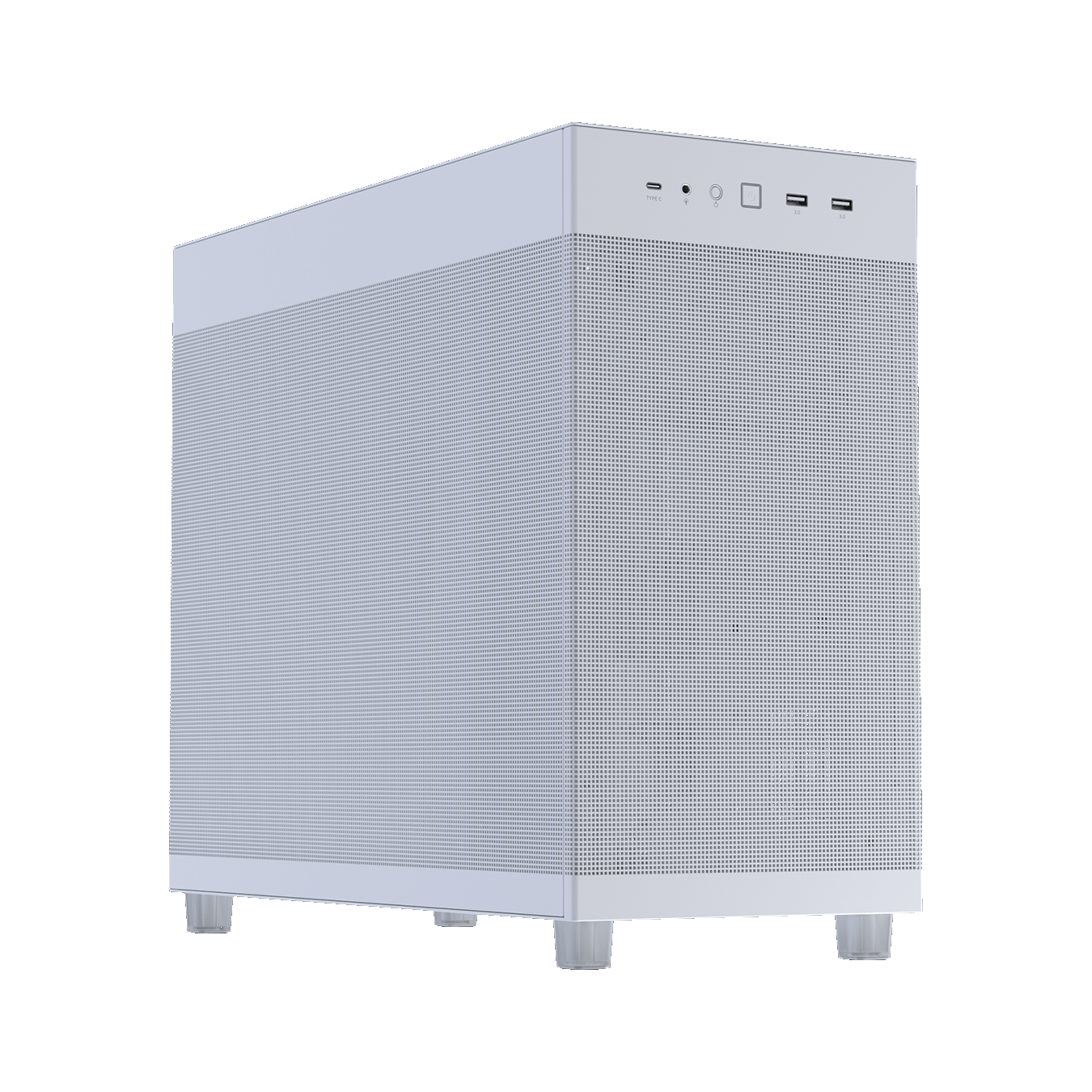 ASUS (エイスース) PRIME AP303 MESH シリーズ ATXマザーボード対応 メッシュパネル 採用 PCケース (ホワイト)